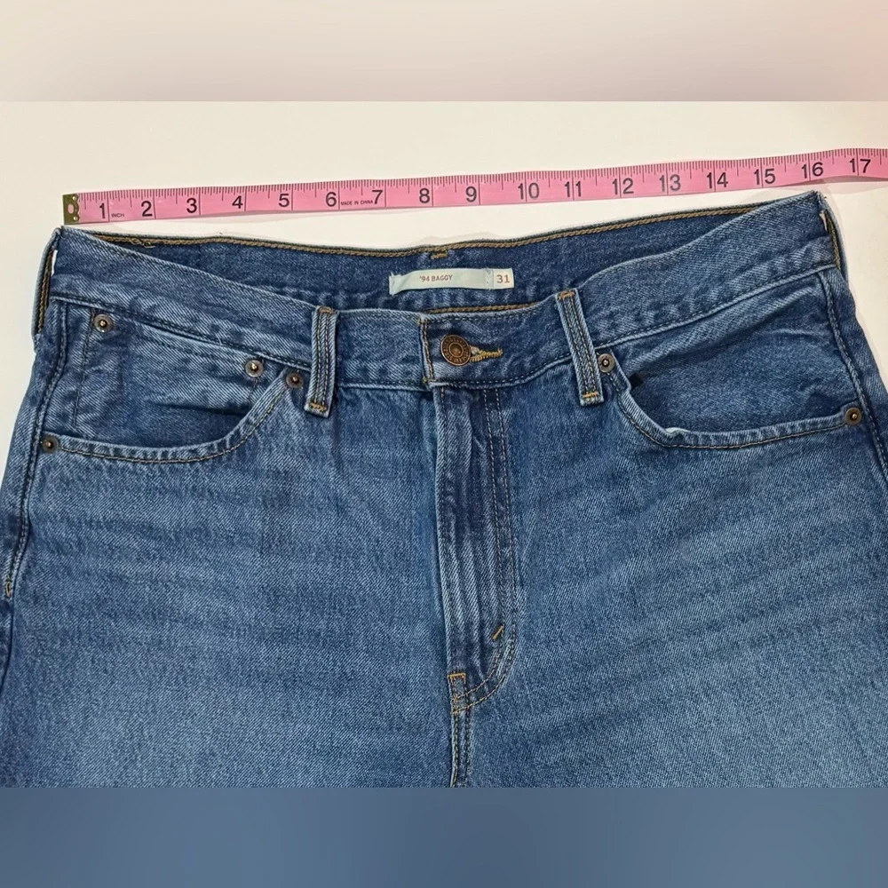 Levi’s 501 ‘94 Baggy Jeans Straight Leg Distressed Medium Wash W31 L31 - Picture 5 of 8
